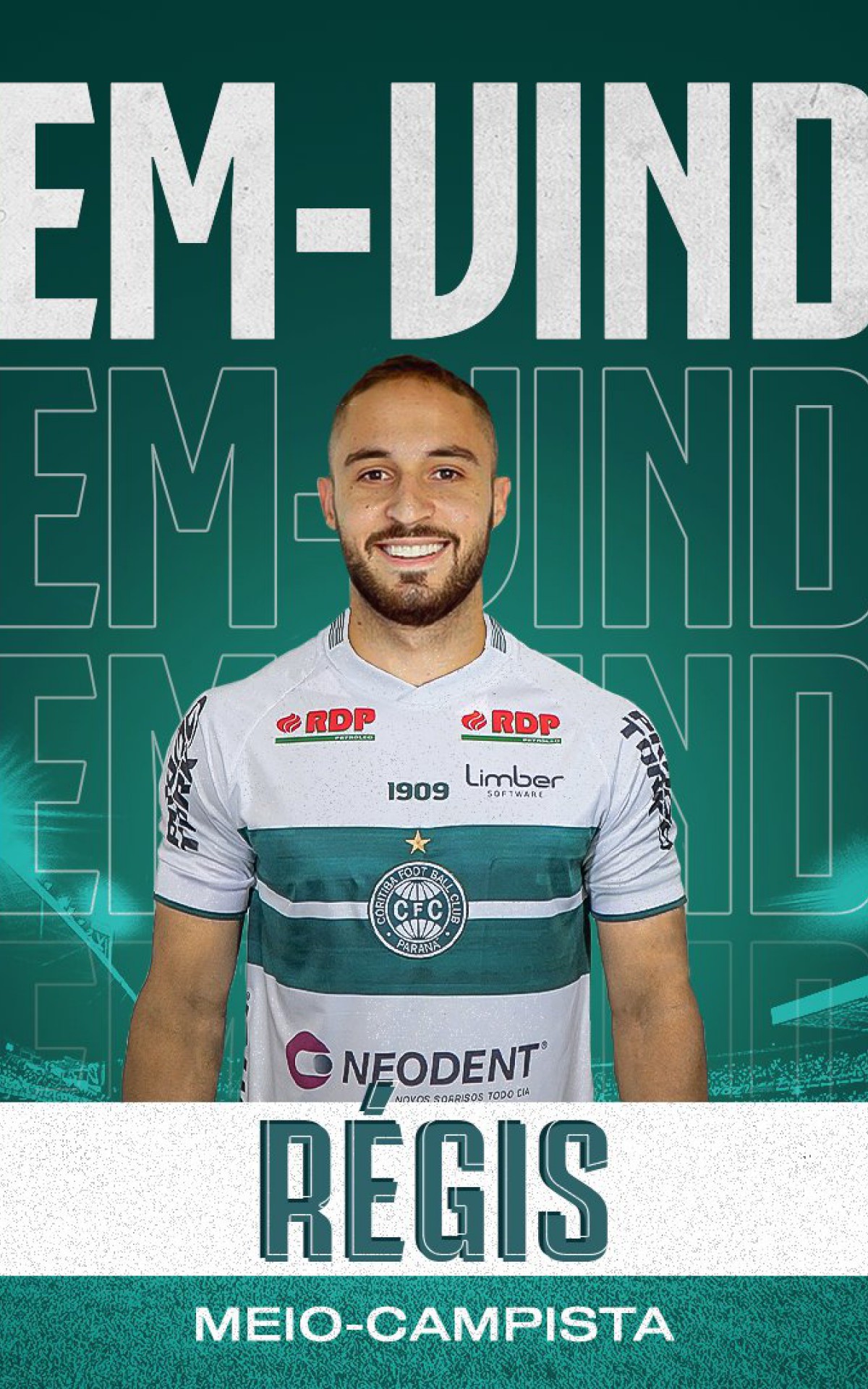 R&eacute;gis &eacute; o novo refor&ccedil;o do Coritiba