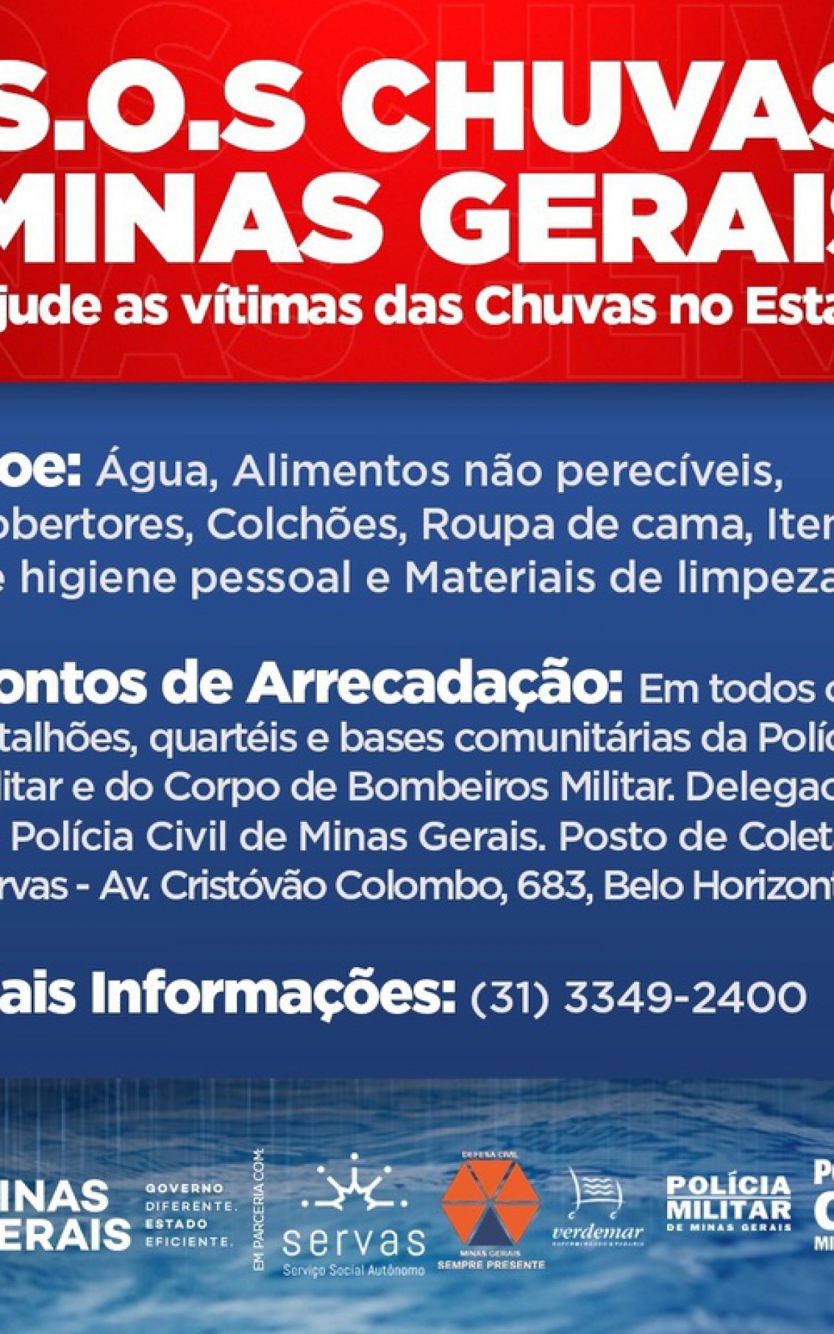Campanha SOS Minas