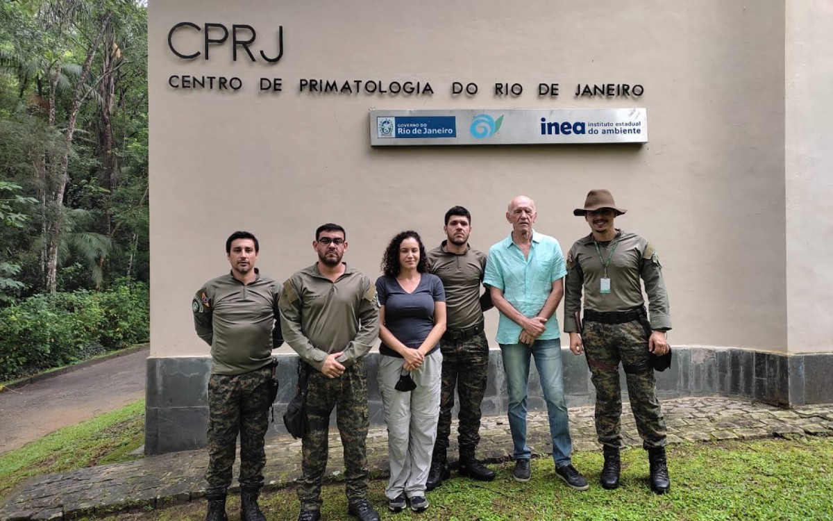 Agentes da Guarda Ambiental de Saquarema visitam Centro de Primatologia do Estado
