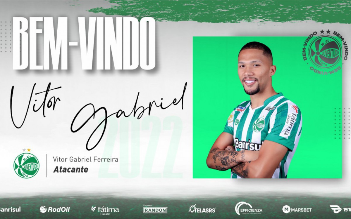 Juventude anuncia contrata&ccedil;&atilde;o de Vitor Gabriel