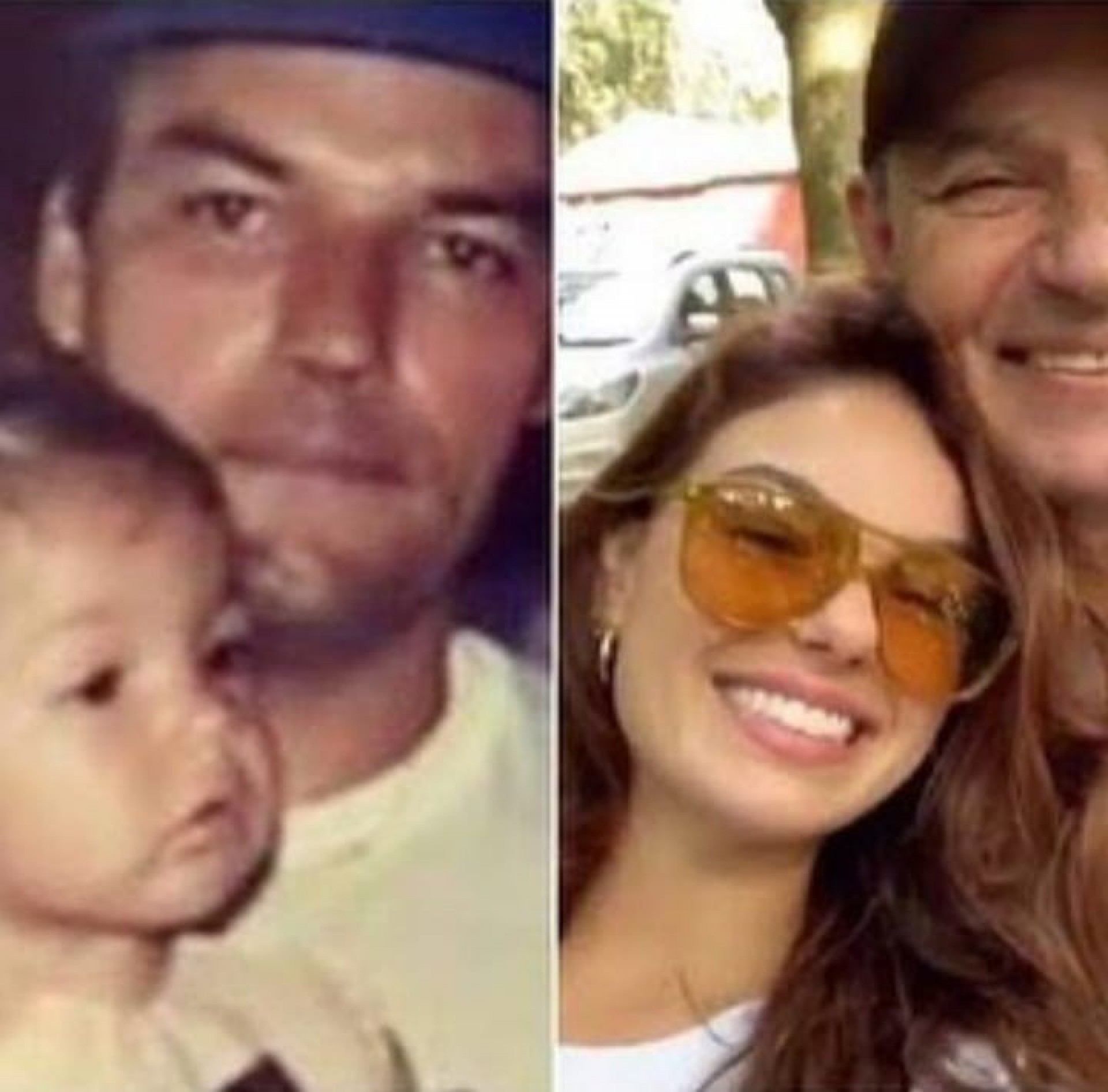 Isis Valverde com o pai, Rubens Valverde  - Reprodução