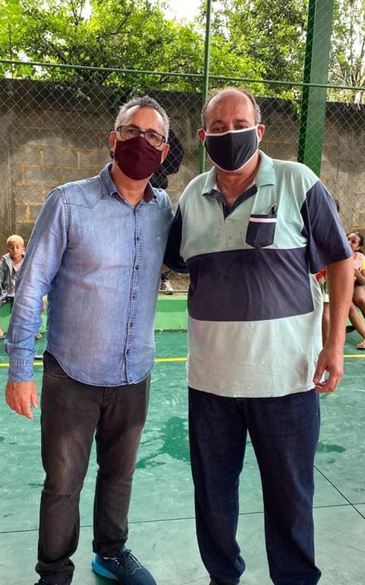 visita aconteceu no final de semana