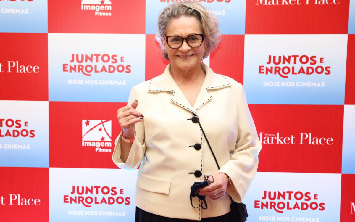 Fafy Siqueira na pré-estreia do filme 'Juntos e Enrolados', em São Paulo, nesta quarta-feira - Lucas Ramos / Ag. News