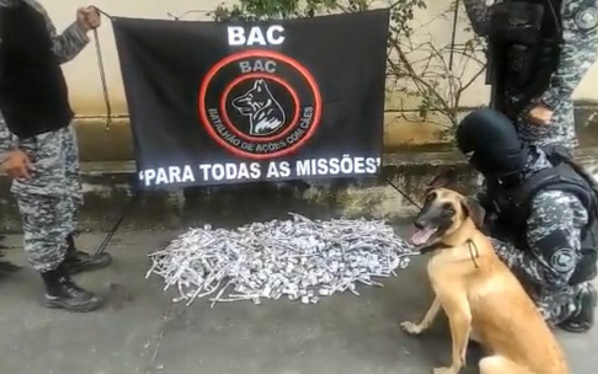 BAC apreendeu drogas na Vila Alian&ccedil;a