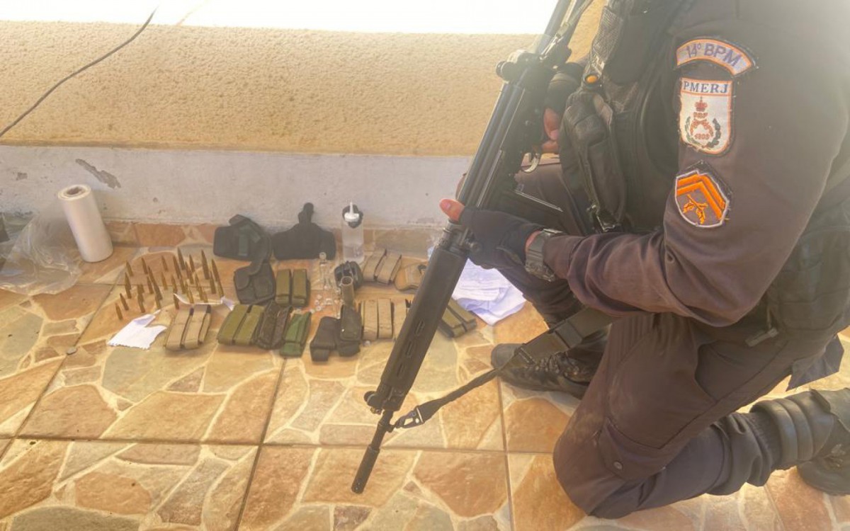 Bope apreendeu pistola, granada e r&aacute;dio comunicador durante a opera&ccedil;&atilde;o 