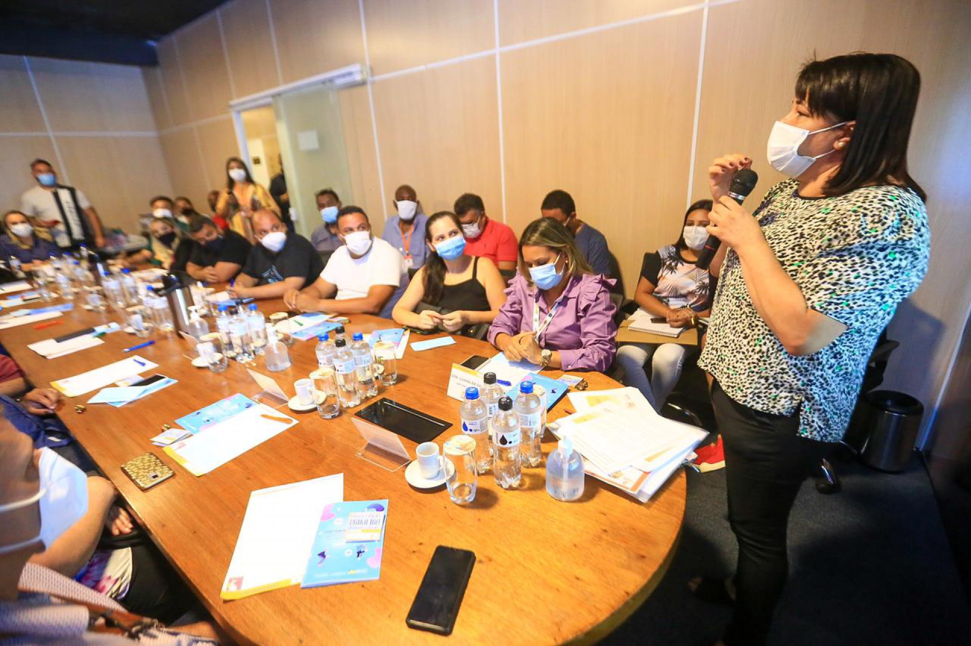 A reuni&atilde;o contou com a participa&ccedil;&atilde;o de integrantes de diversas Secretarias e de outros setores - Rafael Barreto / PMBR