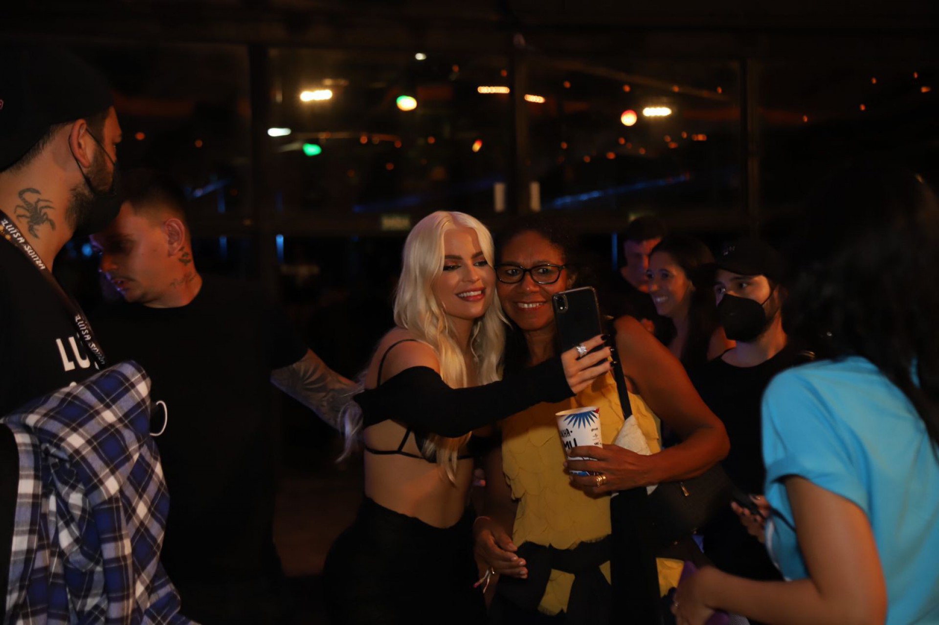 Luisa Sonza participa da gravação de DVD de Mumuzinho, no Rio, na noite desta quarta-feira - Beatriz Damy / Agnews