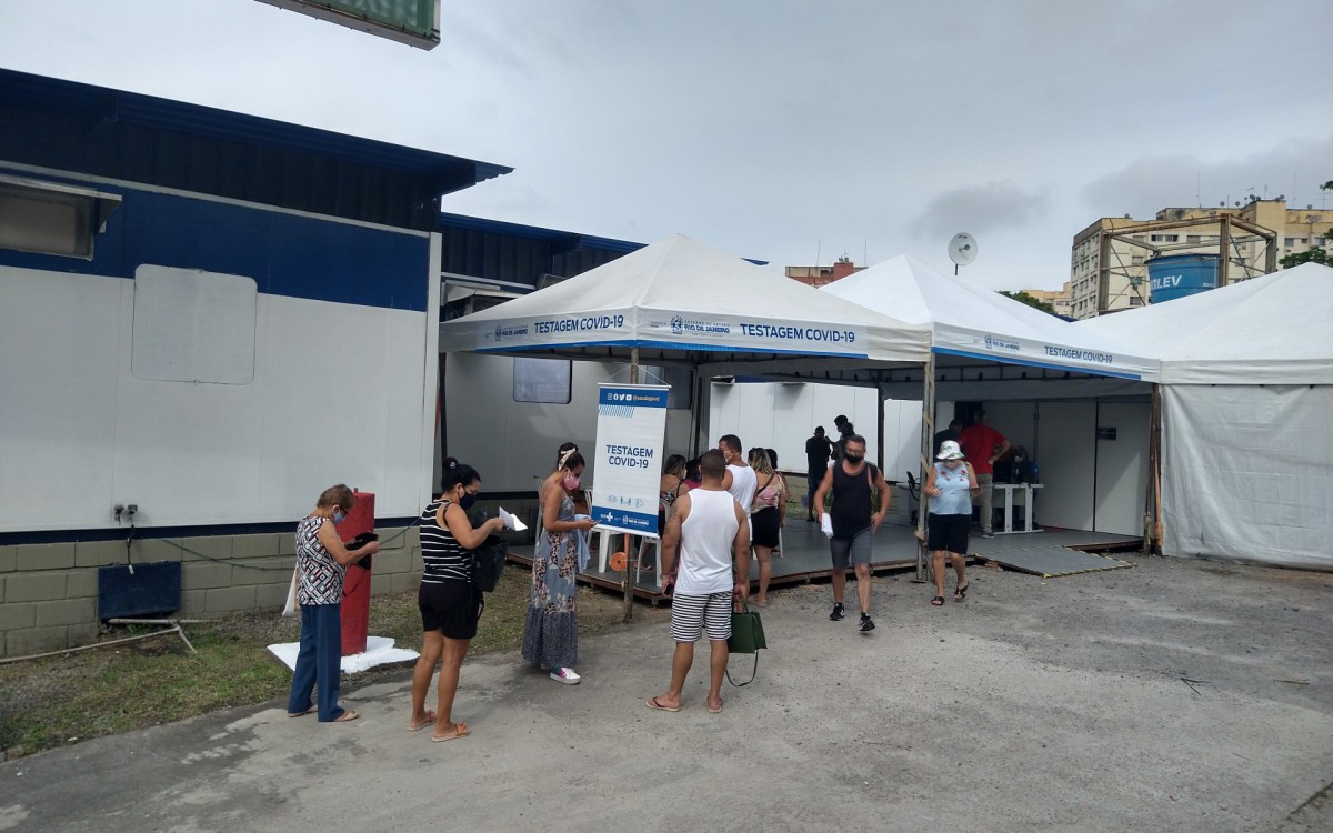 O governo do Rio informou que a inauguração de centros de testagem tem o objetivo de apoiar os municípios na identificação de surtos em toda a rede SUS do estado - Divulgação