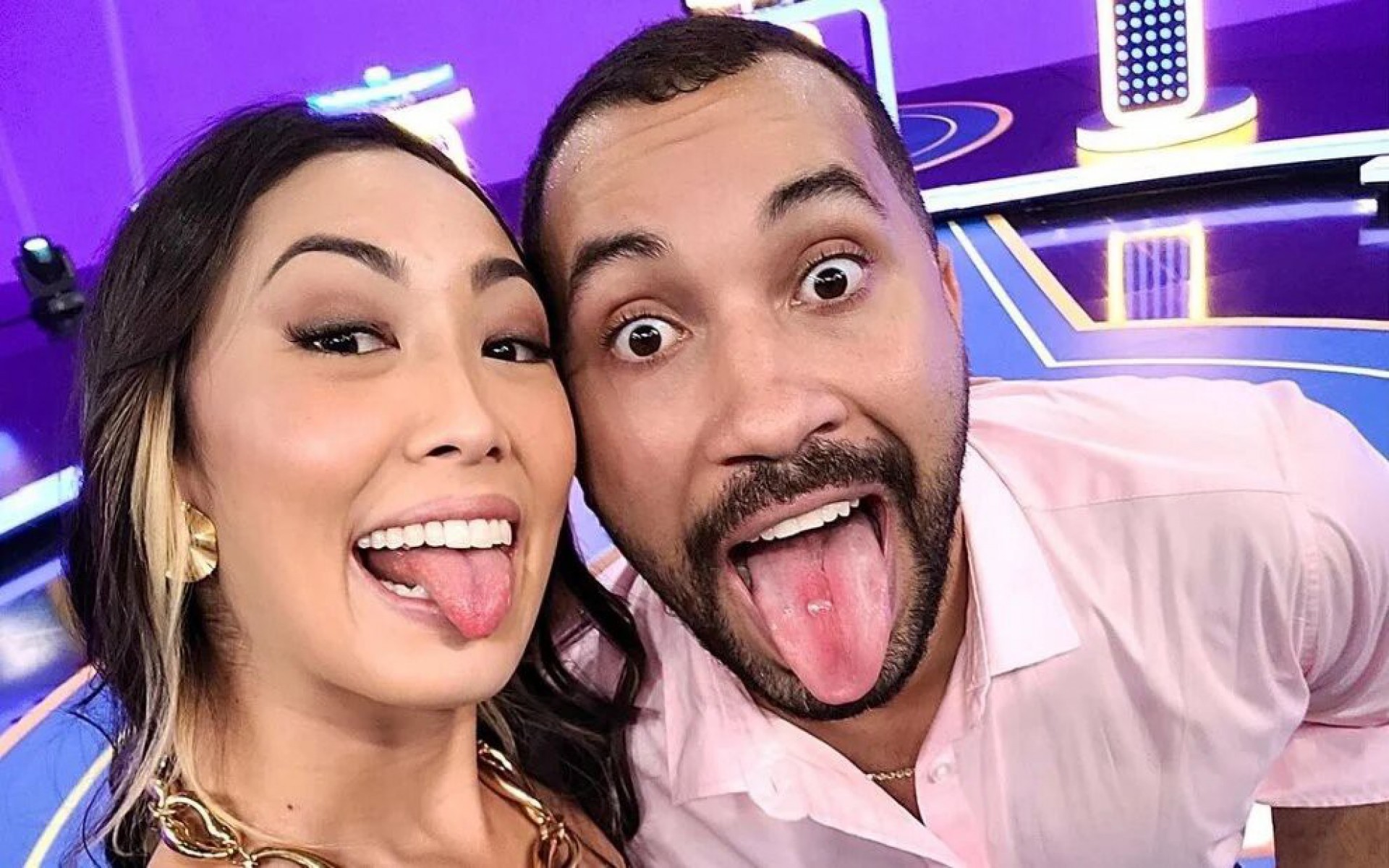 Ana Hikari e Gil do Vigor.  - Reprodução Internet