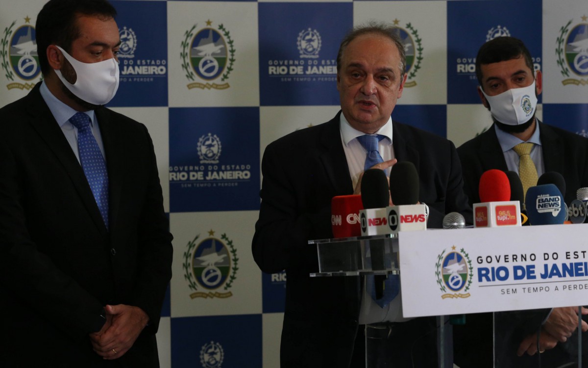 Rio,17/01/2022-LARANJEIRAS,Palacio Guanabara, coletiva com Governador Claudio Castro e o secretario de fazenda Nelson  Rocha sobre Plano de ecuperacao Fiscal. Na foto. Nelson Rocha.Foto: Cleber Mendes/Ag&ecirc;ncia O Dia      