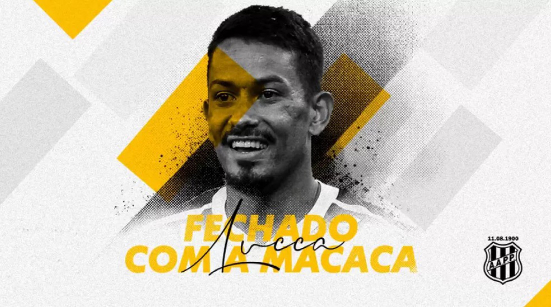 Lucca &eacute; o novo refor&ccedil;o da Ponte Preta - Foto: Divulga&ccedil;&atilde;o/Ponte Preta