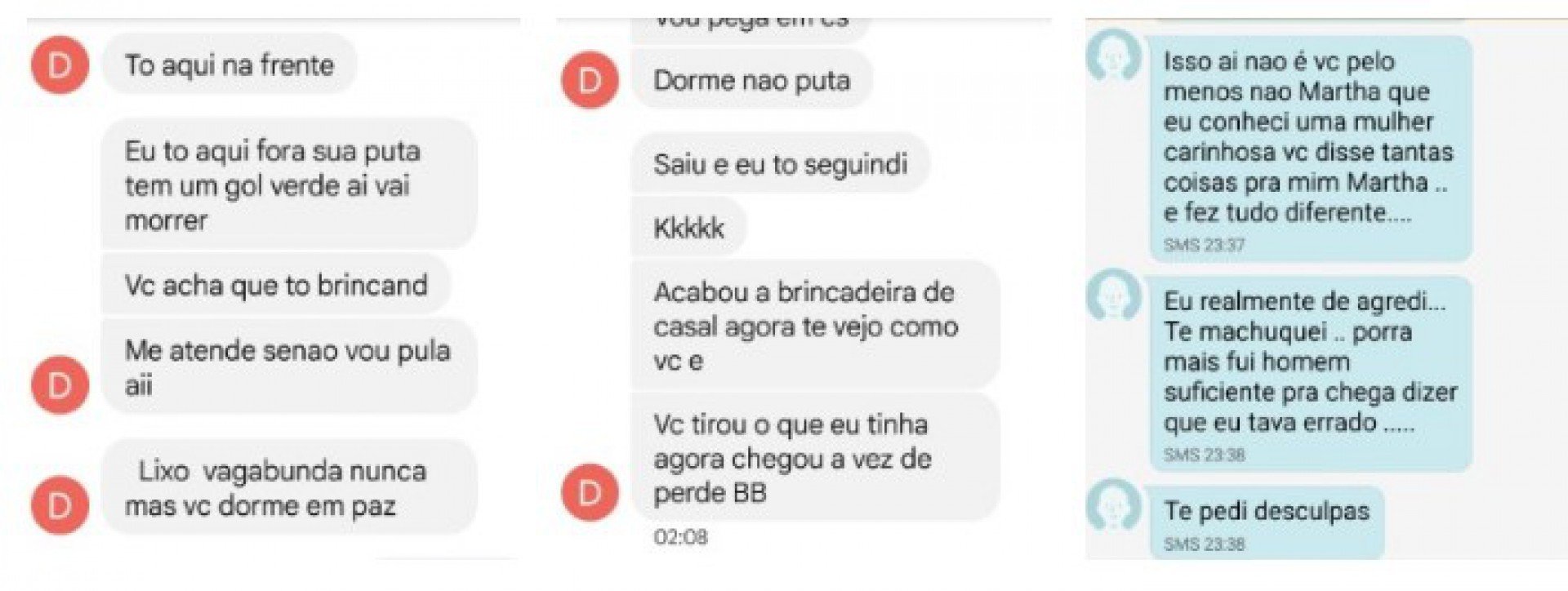 Homem confessa agressões através de mensagens - Letycia Rocha (RC24h)