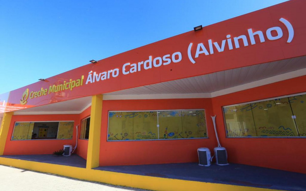 A creche tem capacidade para atender 300 crian&ccedil;as de 2 a 5 anos de idade