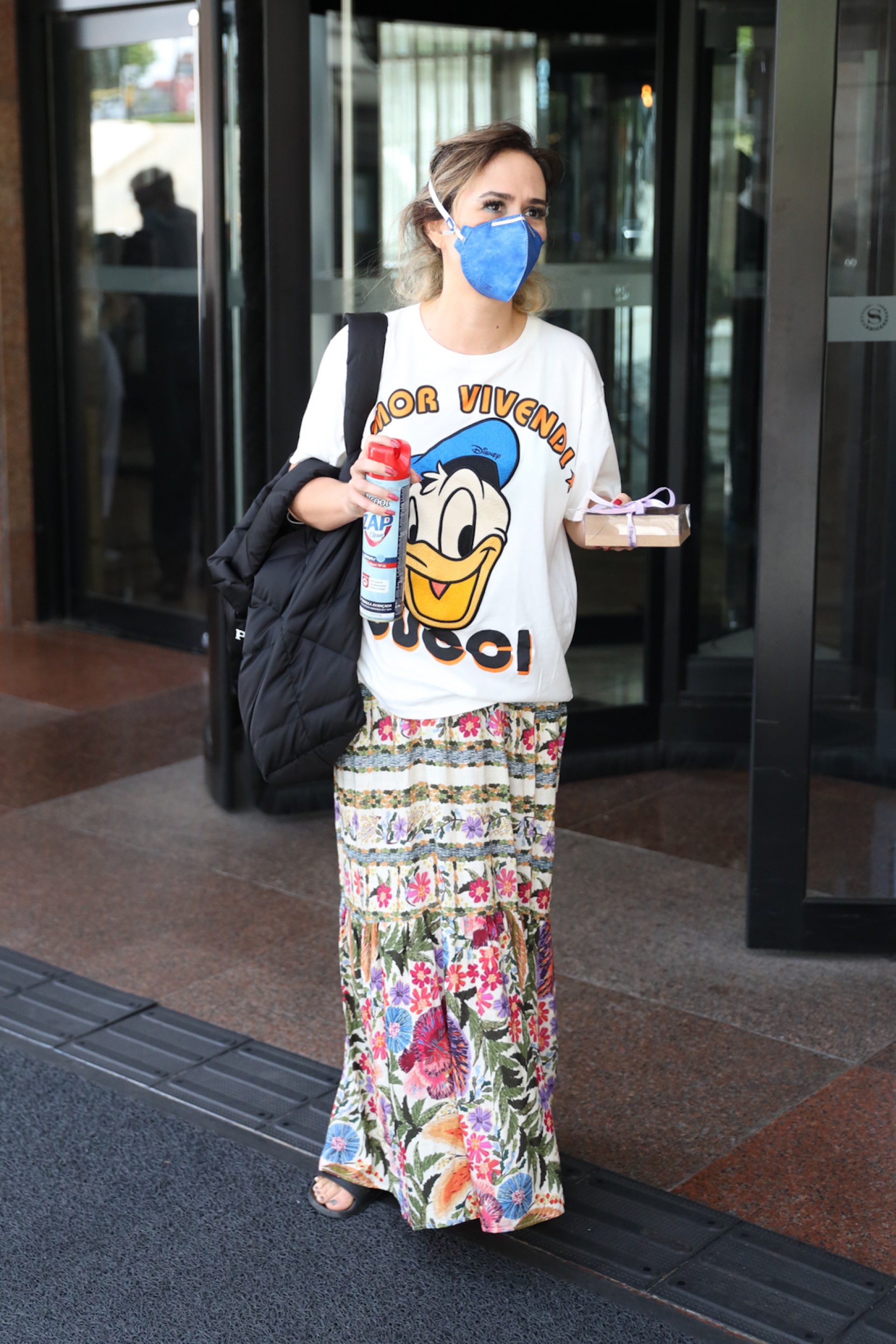 Tatá Werneck deixa hotel em São Paulo na tarde desta terça-feira - Lucas Ramos / Ag. News