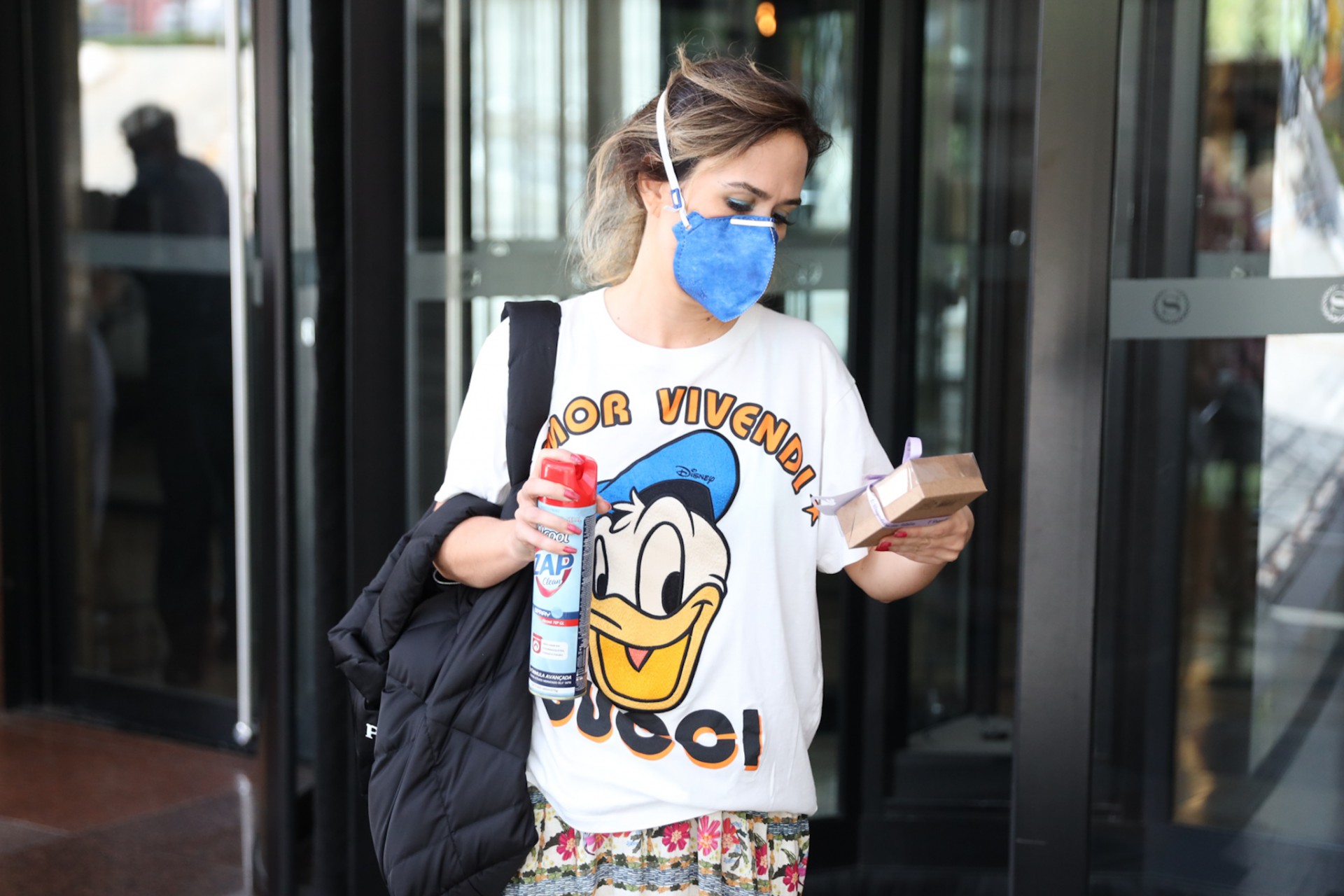 Tatá Werneck deixa hotel em São Paulo na tarde desta terça-feira - Lucas Ramos / Ag. News