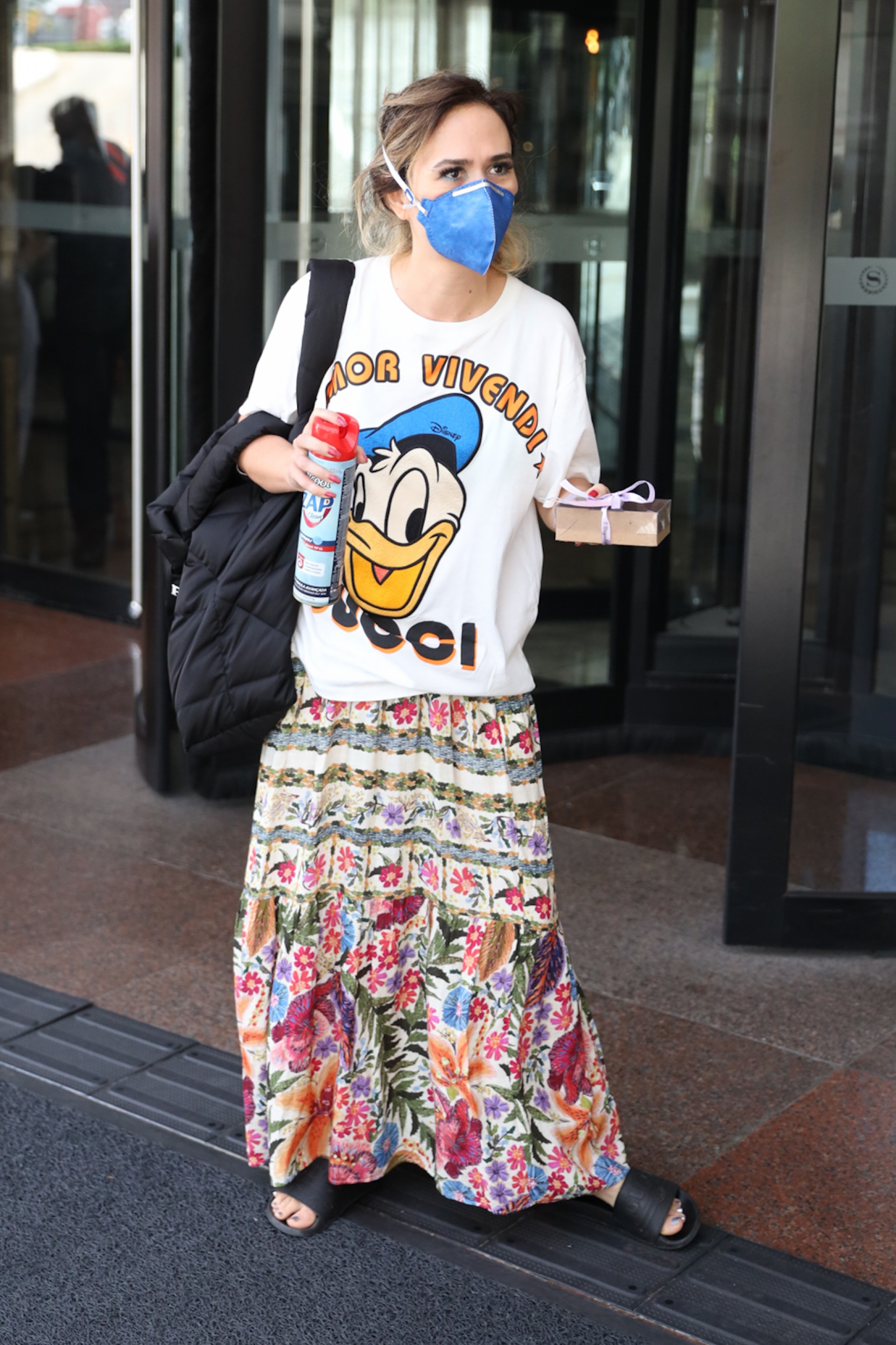 Tatá Werneck deixa hotel em São Paulo na tarde desta terça-feira - Lucas Ramos / Ag. News