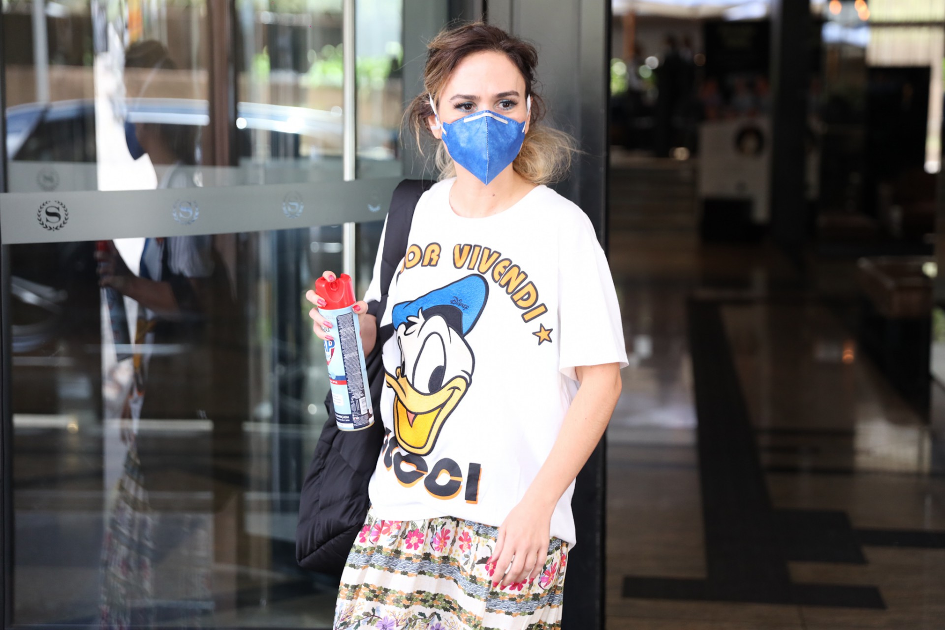 Tatá Werneck deixa hotel em São Paulo na tarde desta terça-feira - Lucas Ramos / Ag. News