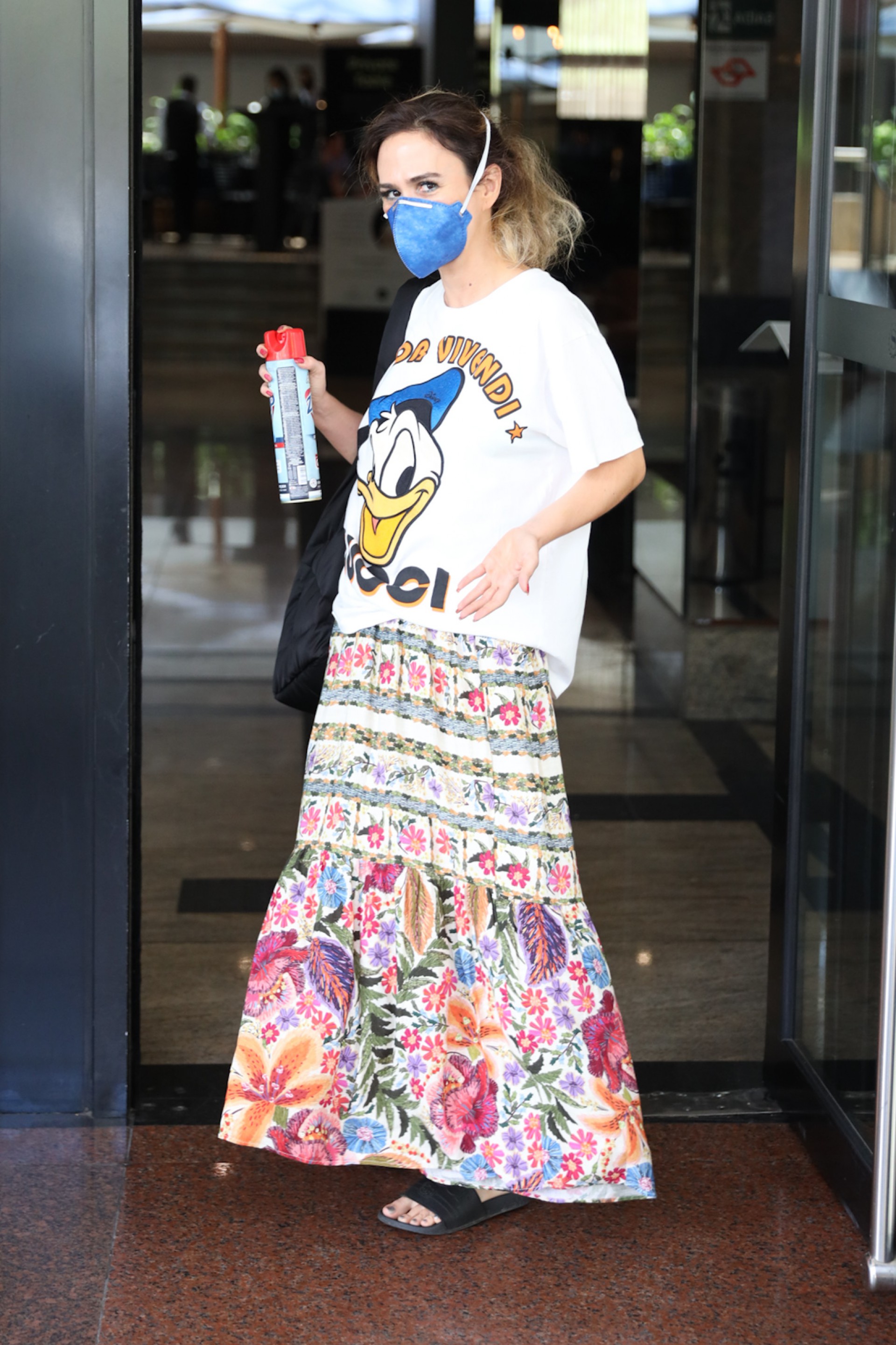 Tatá Werneck deixa hotel em São Paulo na tarde desta terça-feira - Lucas Ramos / Ag. News