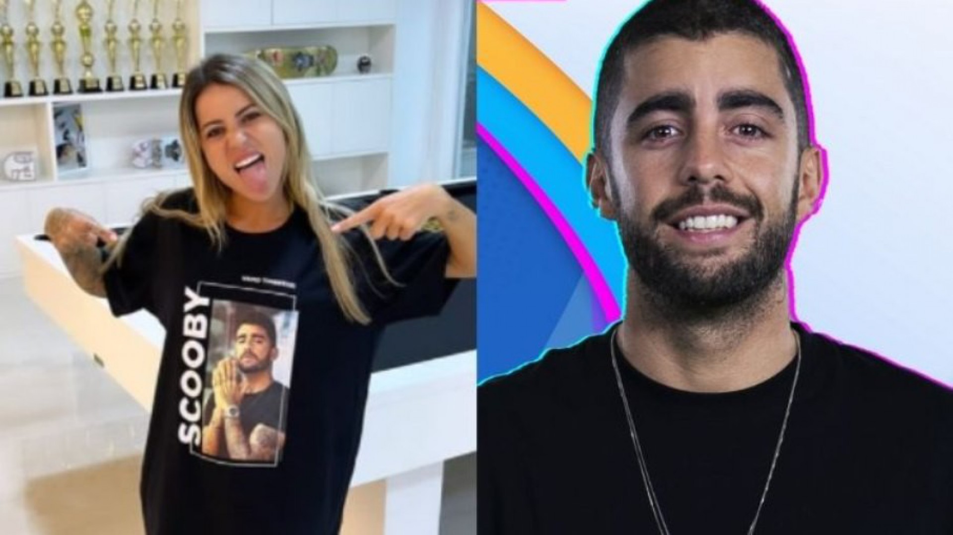 Let&iacute;cia Bufoni e Pedro Scooby - Reprodu&ccedil;&atilde;o Internet