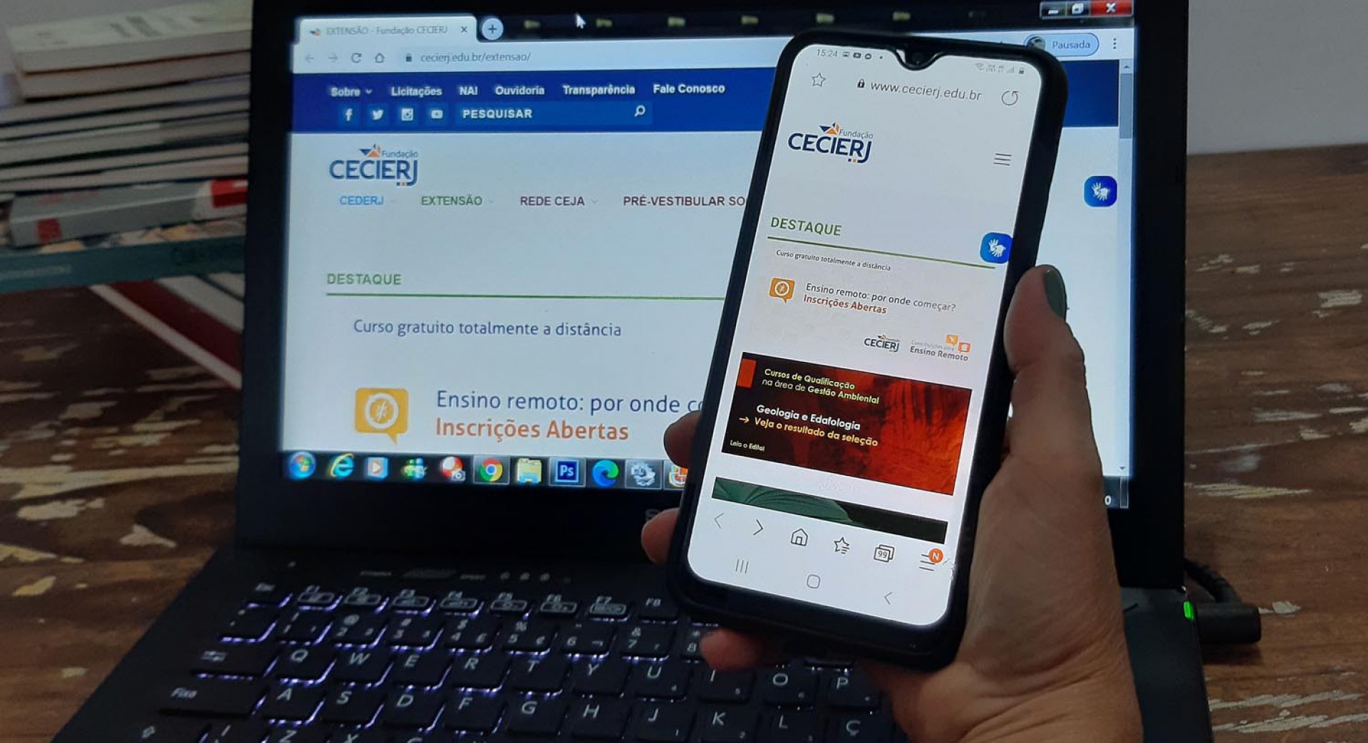 As aulas do curso AprovaRJ ser&atilde;o on-line