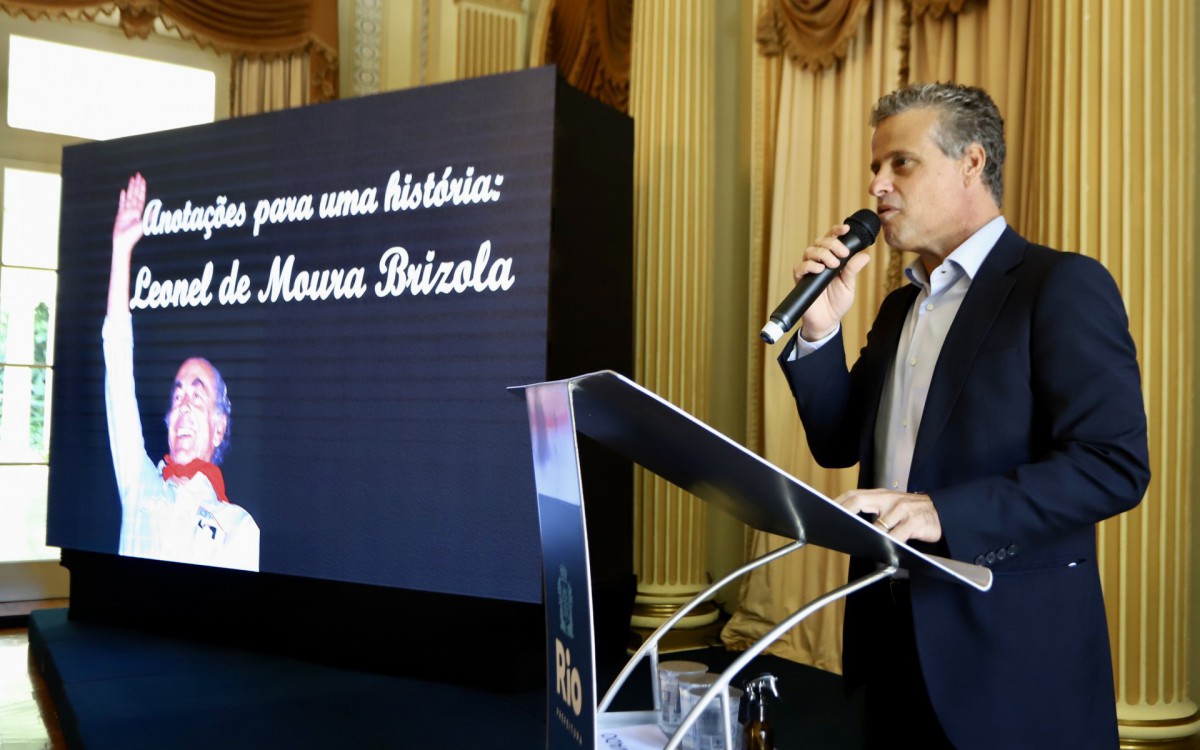 Prefeito Eduardo Paes participa do lan&ccedil;amento das comemora&ccedil;&otilde;es pelo centen&aacute;rio de Leonel Brizola
