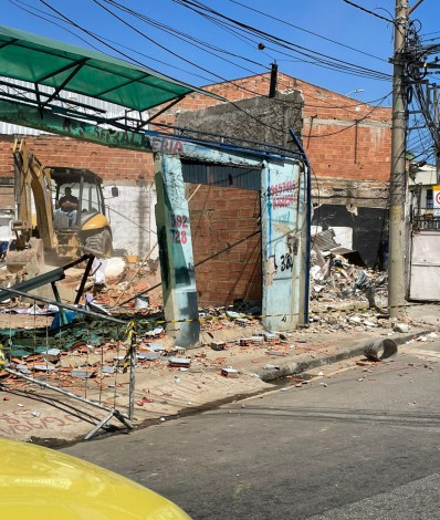 Prefeitura do Rio desocupa imóvel na Rua Frei Caneca, no Centro do Rio, nesta quarta-feira (19) - Divulgação