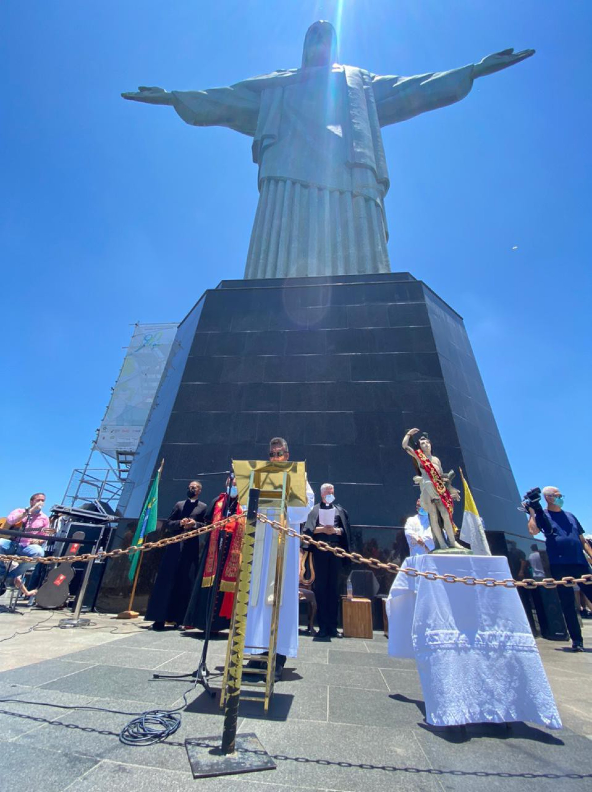Para o Dia de S&atilde;o Sebasti&atilde;o, est&atilde;o previstas diversas missas e homenagens - Santu&aacute;rio Cristo Redentor 