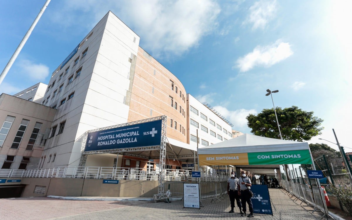 Centro de testagem fica nas dependências do Hospital Municipal Ronaldo Gazolla - Divulgação/Secretaria Municipal de Saúde 