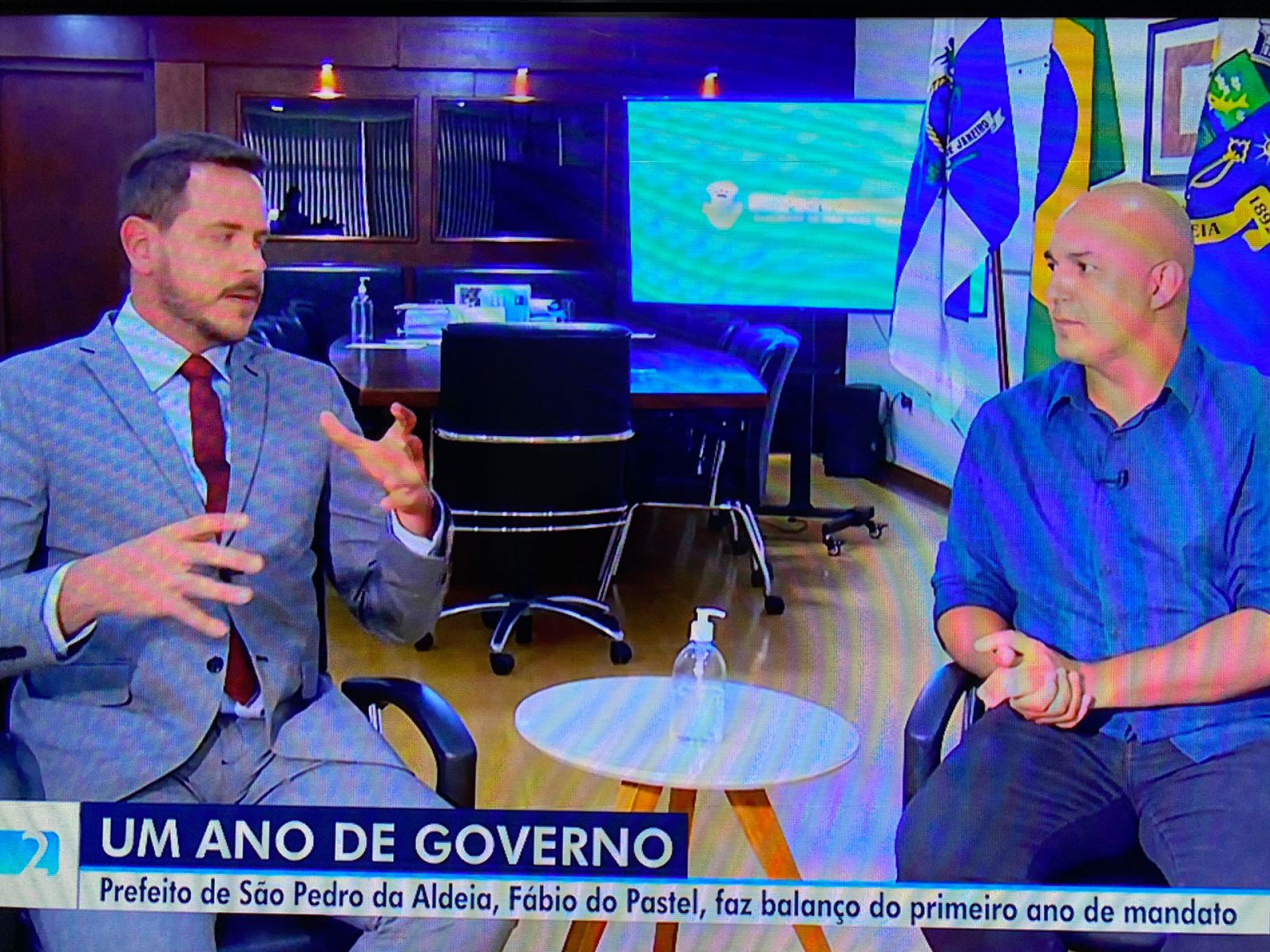 Foi ao ar entrevista gravada antes de Fábio testar positivo para covid. Falou ao jornalista Alexandre Kapiche das expectativas para 2022. - Renata Cristiane 