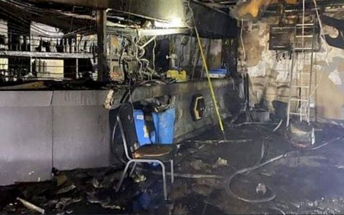 Bar que iniciou o inc&ecirc;ndio no est&aacute;dio do Wolverhampton