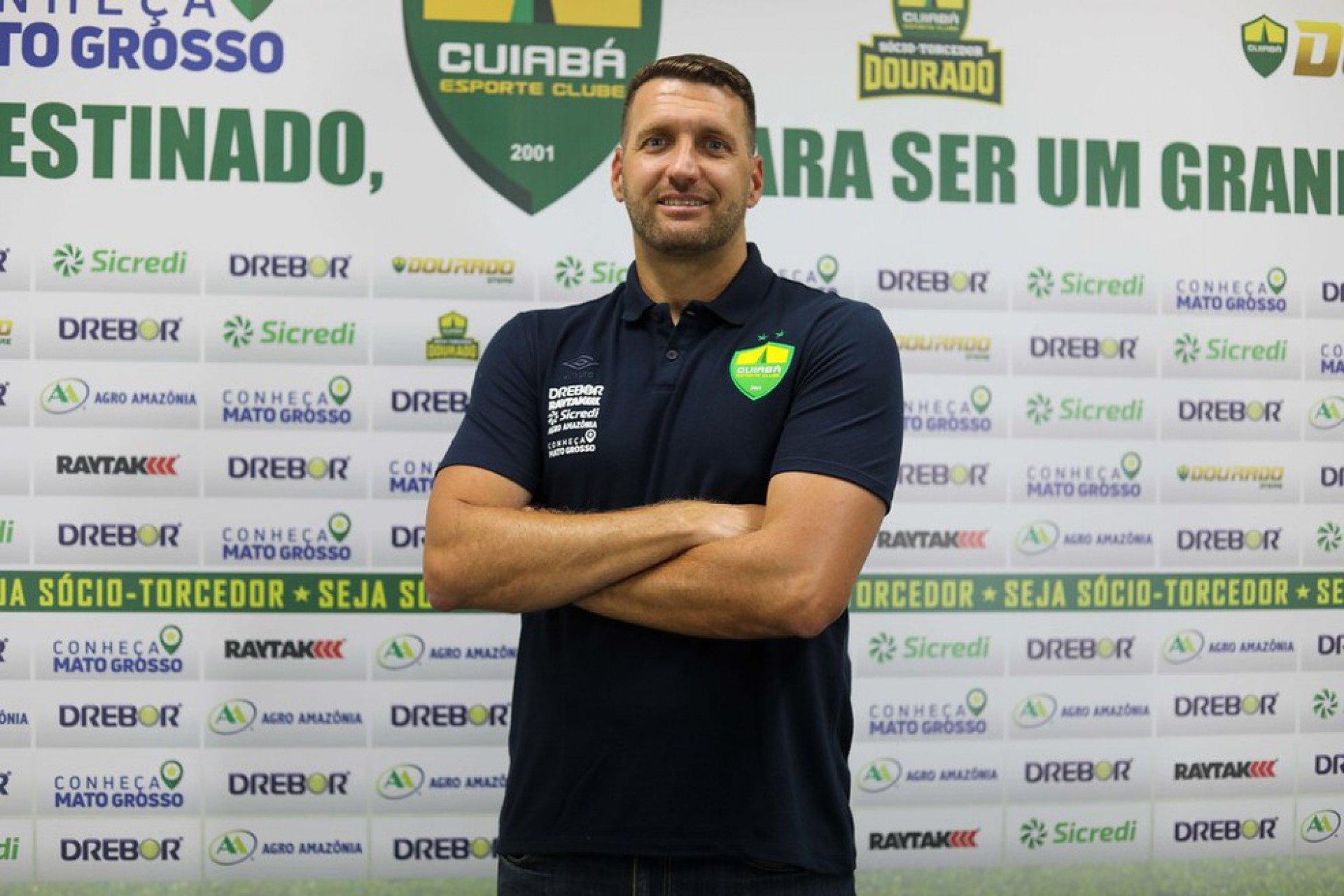 T&eacute;cnico Eduardo Oliveira assume o Cuiab&aacute; em 2022 - Foto: AssCom Dourado