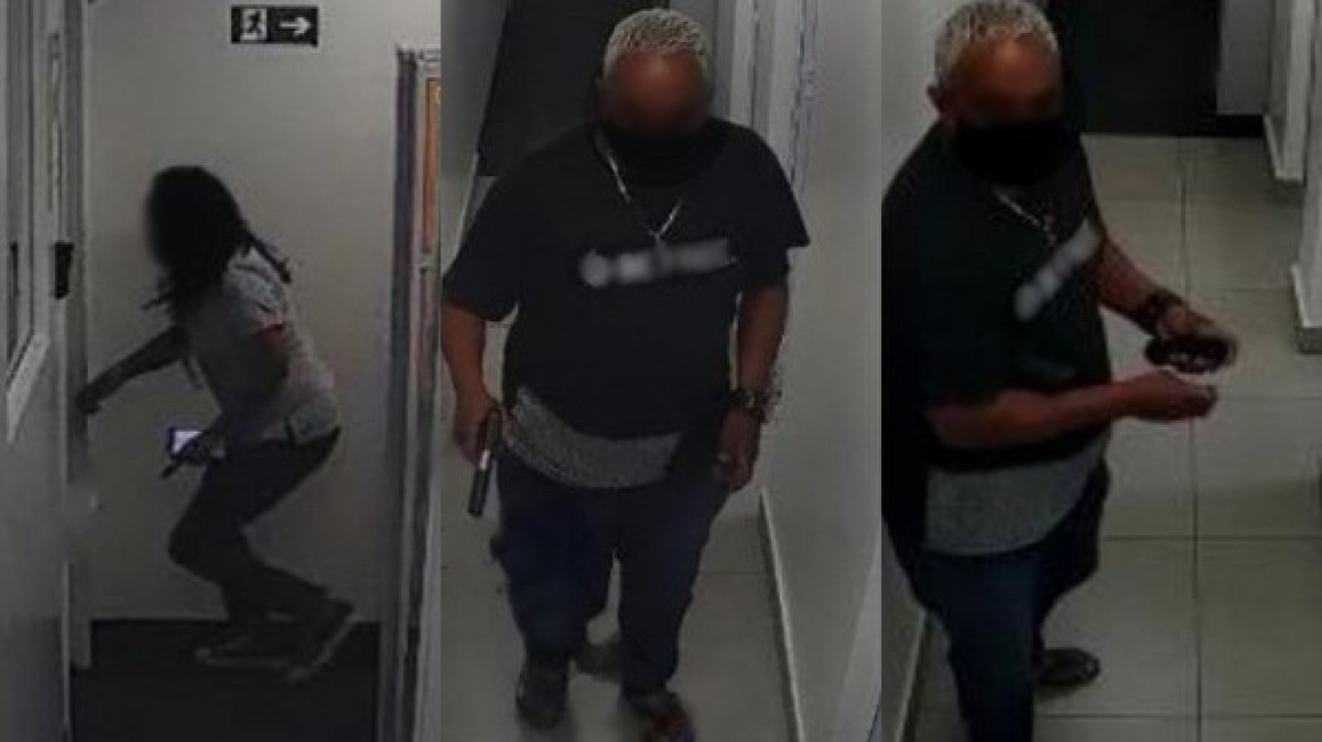 PM aposentado perseguiu a ex-mulher armado depois de audiência de divórcio - Reprodução/G1