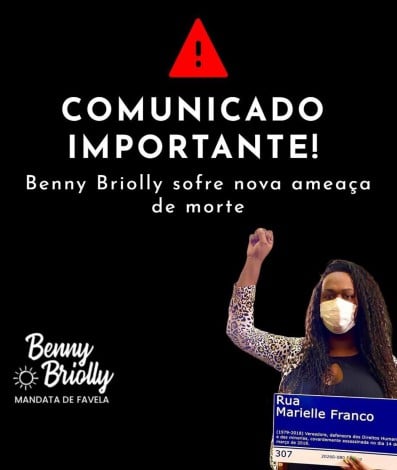 Benny Briolly recebe nova ameaça de morte  - Divulgação