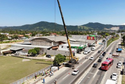 Prefeitura inicia construção de passarela em Inoã