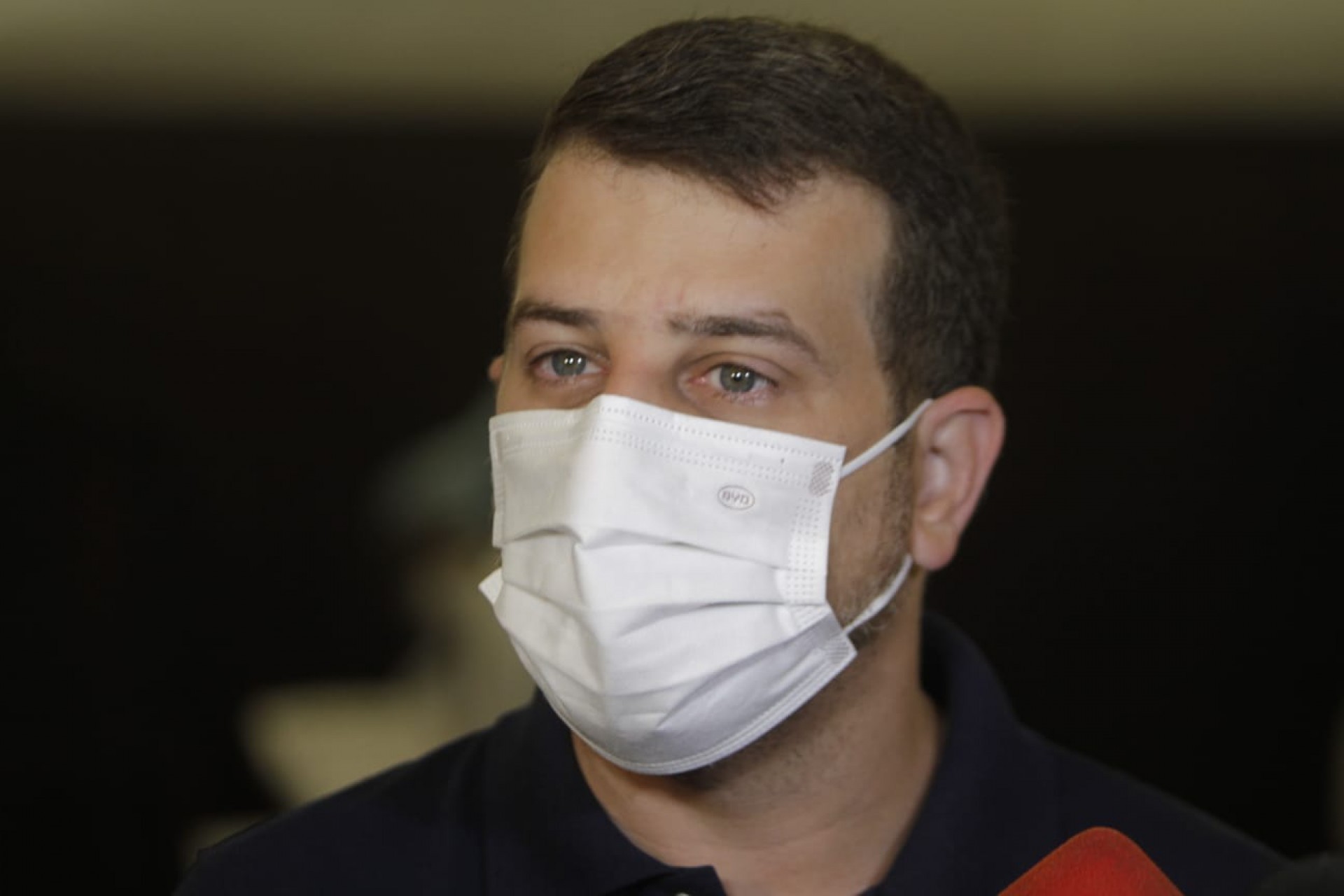 Vacinação infantil no Planetário da Gávea. Na foto, o secretário municipal de Saúde, Daniel Soranz - MARCOS PORTO/AGÊNCIA O DIA