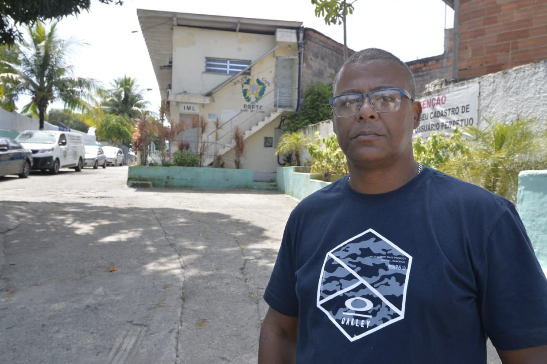 Alcimar Dario, viúvo de Rosemary Dario, morta após procedimento de hidrolipo em clínica de Duque de Caxias  - Fábio Costa / Agência O DIA 