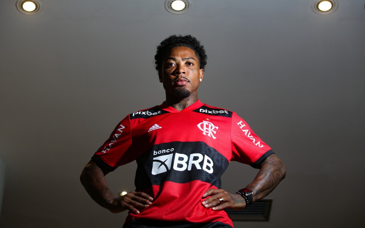 Chegada do atacante Marinho ao Flamengo - 28-01-2022
 - Gilvan de Souza/Flamengo