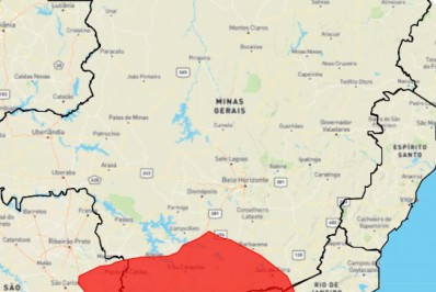 Meteorologia prevê chuva forte em Guapimirim nas próximas horas
