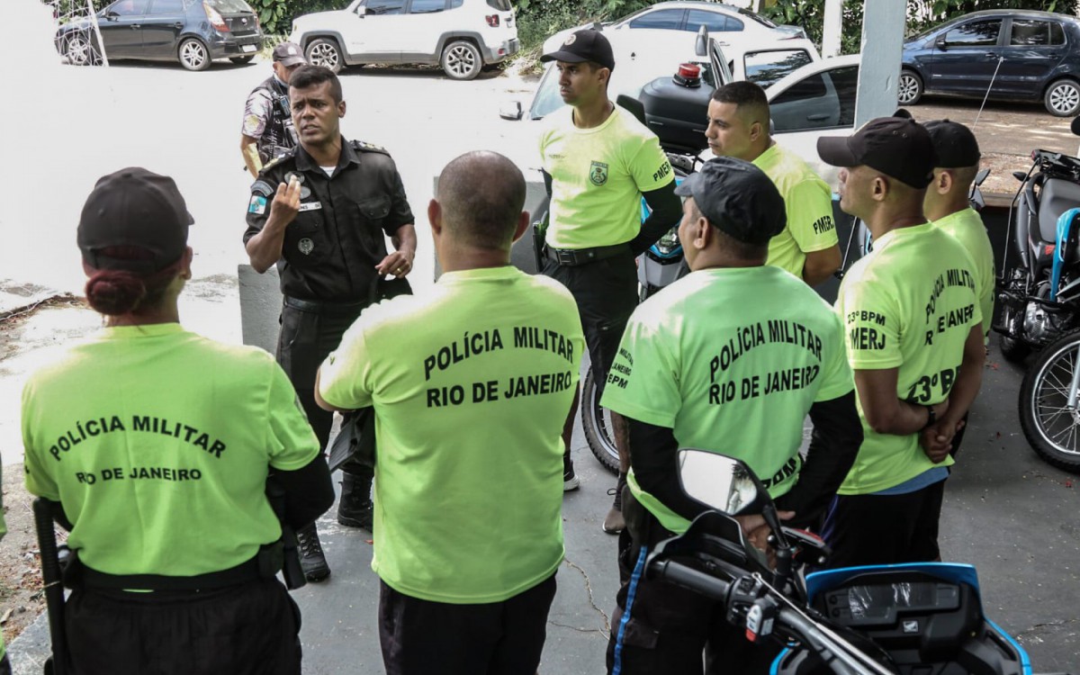 Aproximadamente 50 policiais militares foram capacitados no 23&ordm; BPM (Leblon)