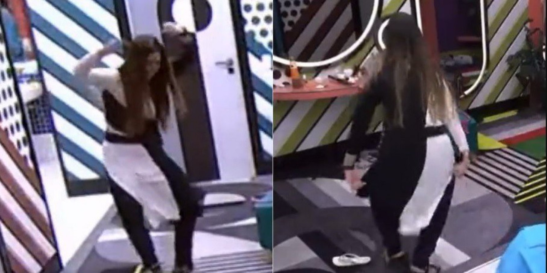 Laís e Eslovênia são acusadas de racismo pelos internautas - reprodução da TV Globo