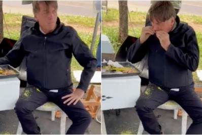 Fábio Faria apaga vídeo de Bolsonaro comendo em barraca após enxurrada de críticas