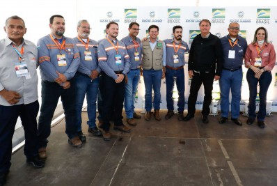 Presidente Bolsonaro inaugura pedra fundamental de termelétrica em São João da Barra