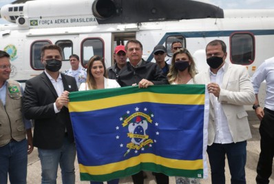 Prefeito de Campos recebe Presidente Jair Bolsonaro em Campos