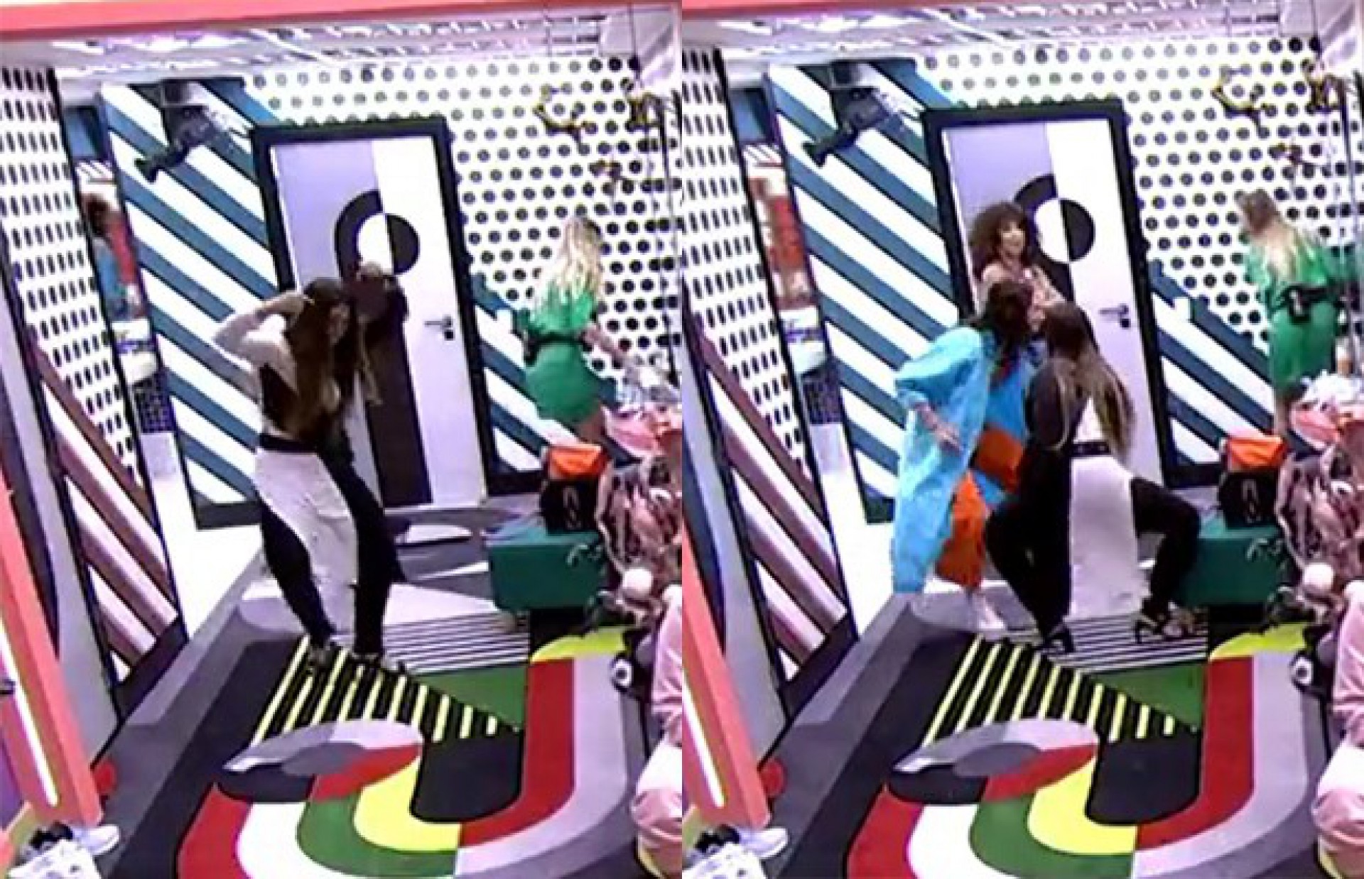 Laís e Eslovênia são acusadas de racismo pelos internautas - reprodução da TV Globo