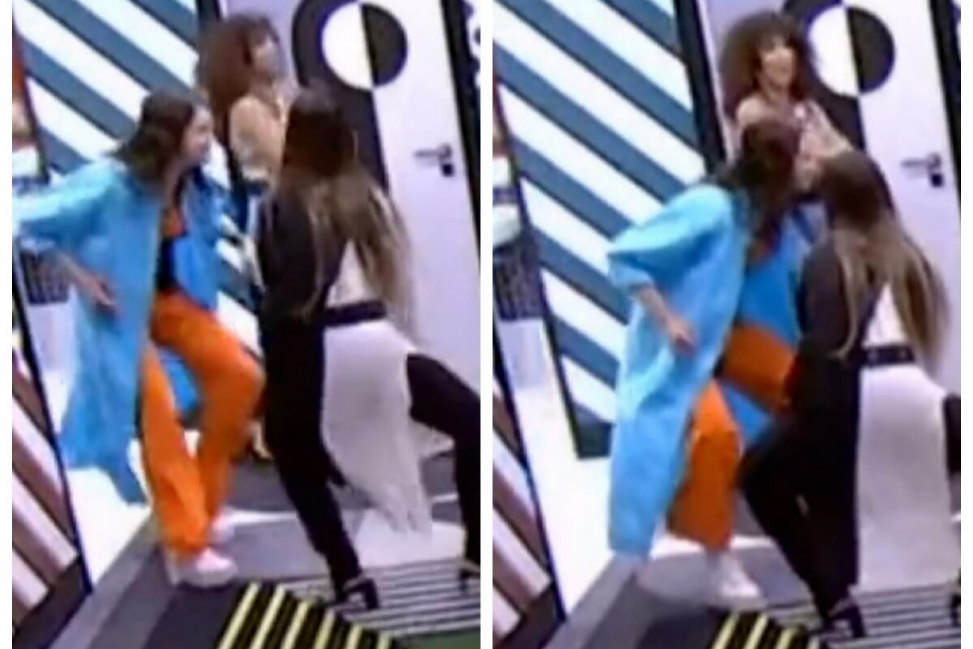 Laís e Eslovênia são acusadas de racismo pelos internautas - reprodução da TV Globo