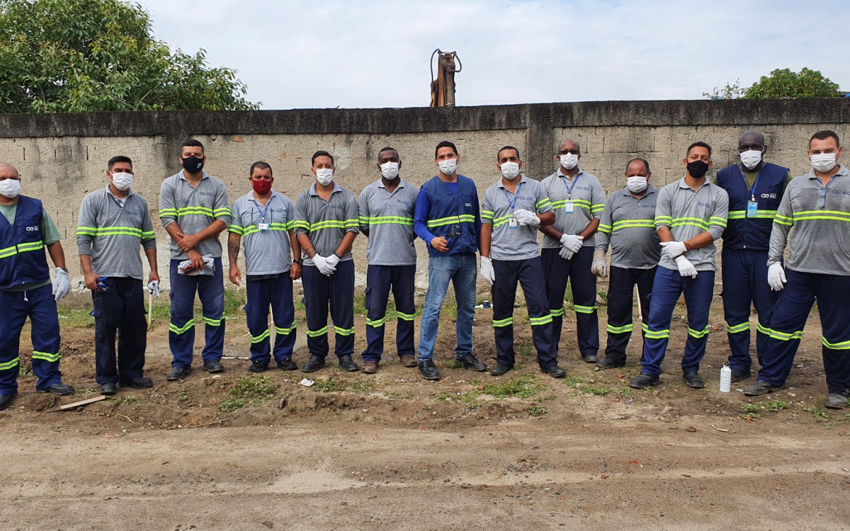 A a&ccedil;&atilde;o ocorreu na Esta&ccedil;&atilde;o de Tratamento de Esgoto Penha, na zona Norte do Rio de Janeiro