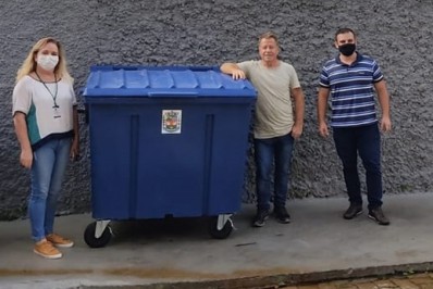 Secretaria de Meio Ambiente de Bom Jardim implanta contentores de lixo em bairros e distritos