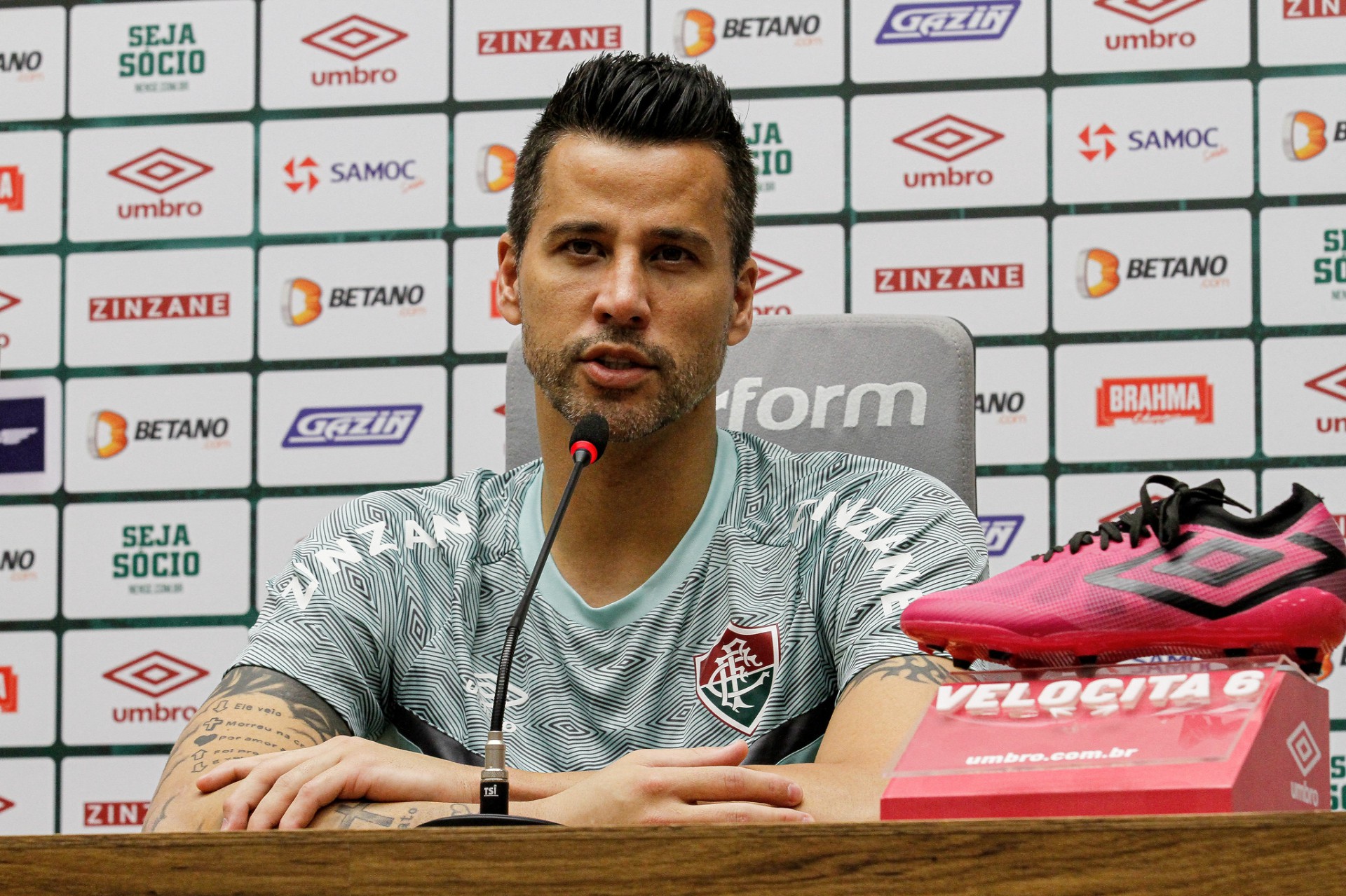 Coletiva de Fábio - Foto: Lucas Merçon/Fluminense FC