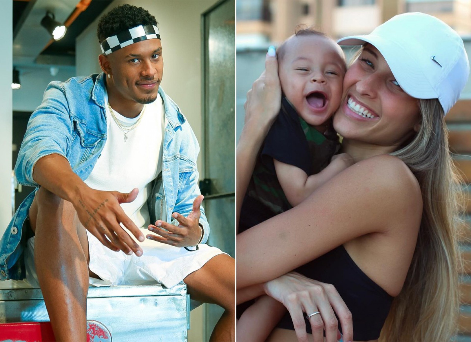 Confinado no 'BBB 22', Paulo André tem um filho de 5 meses com Thays Andreata - Reprodução Internet