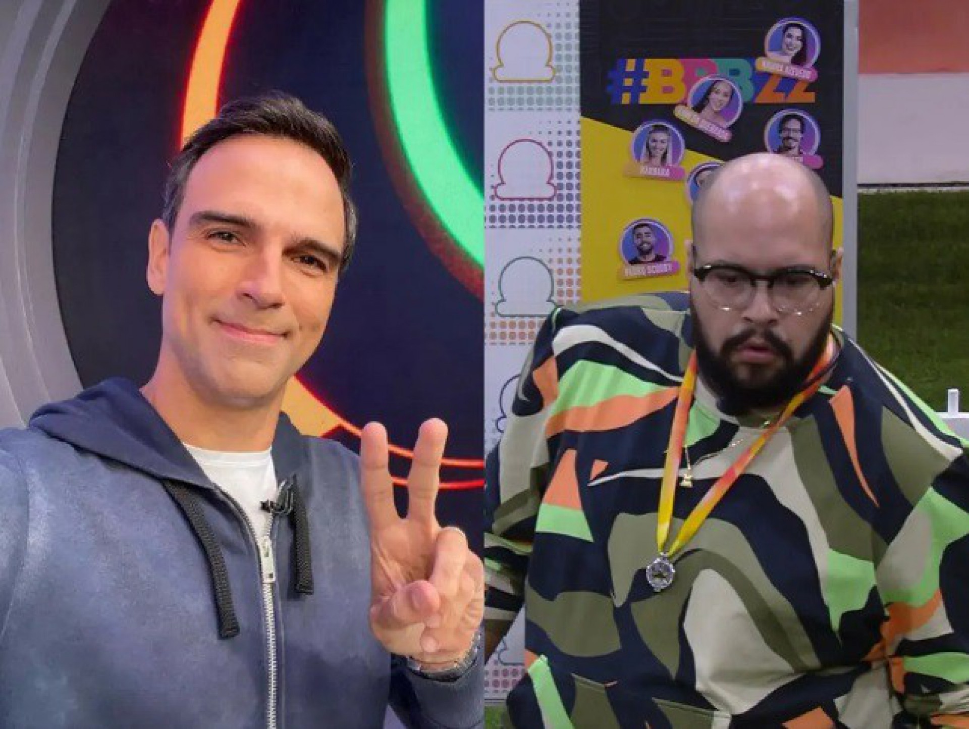 Tadeu Schmidt é desrespeitado pelos participantes do 'BBB 22' - Reprodução Internet